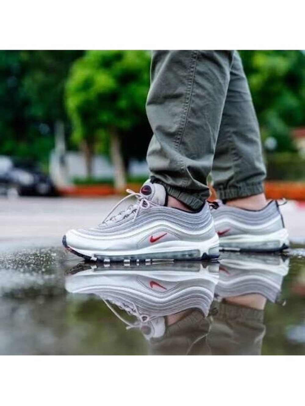 🔥 Nike Air Max 97 “Silver Bullet” – Used Very Good Condition 🔥